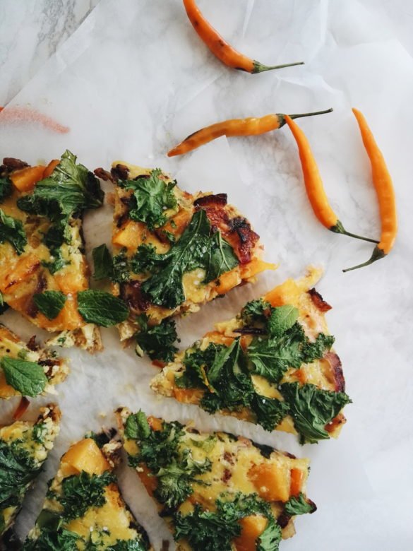 Azjatycka frittata z dynią i jarmużem 32