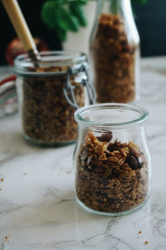 Odżywcza pomarańczowa granola z kaszą jaglaną, quinoa i migdałami 16