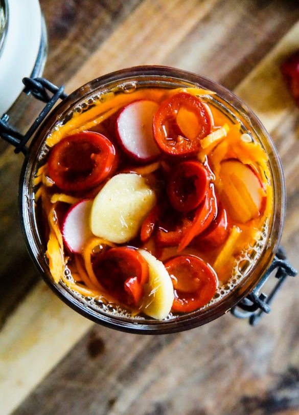 Piklowana marchewka i rzodkiewka z chili 20