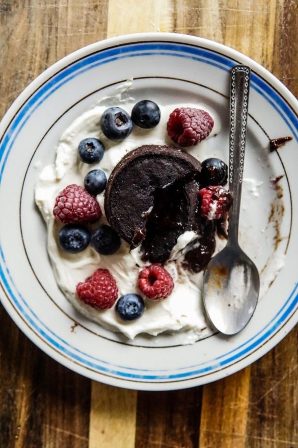 Moelleux au chocolat, fondant lub lawa czekoladowa 2