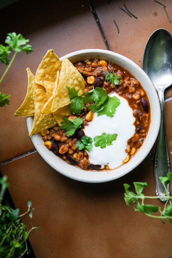 Chili con carne z pęczakiem 8