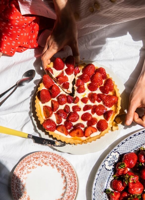 Jeszcze lepsza tarta z truskawkami i kremem mascarpone 22