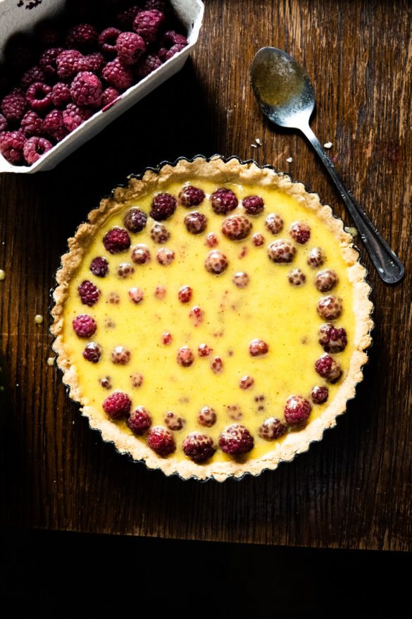 Tarta malinowa na palonym maśle 6