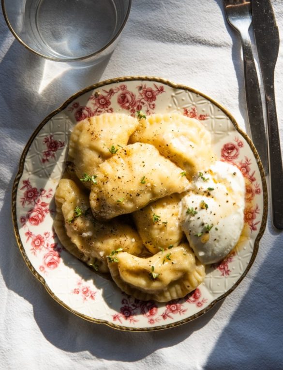 Pierogi Ruskie with Potato, Farmer Cheese, Black Pepper and Brown Butter 2