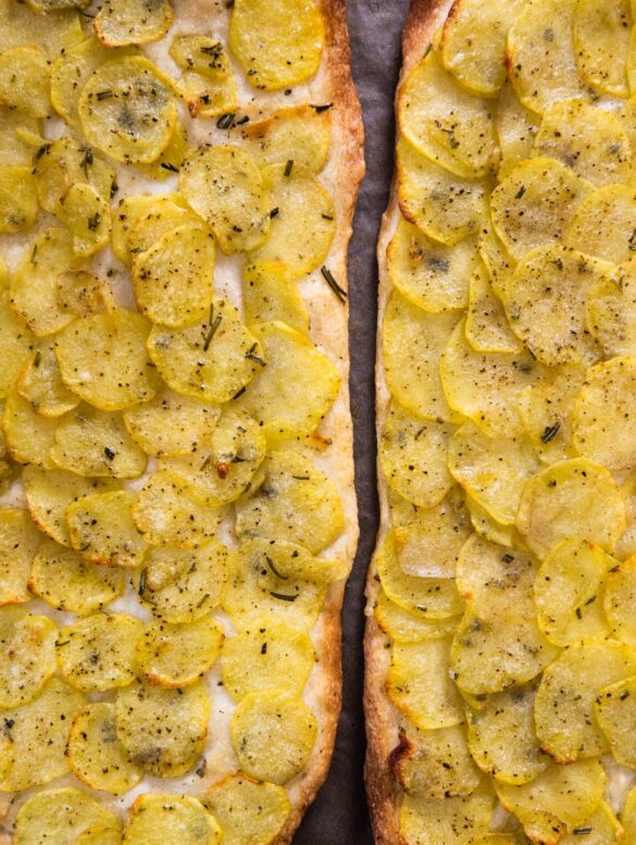 Rzymska pizza z ziemniakami i rozmarynem 2