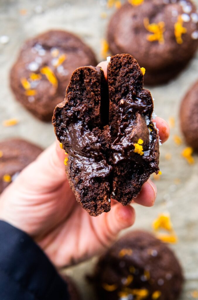 Pomarańczowe ciasteczka brownie z imbirem 2 Pomarańczowe ciasteczka brownie z imbirem