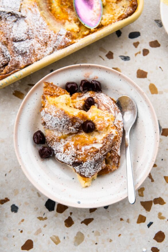 Poświąteczny pudding drożdżowy z wiśniami 2