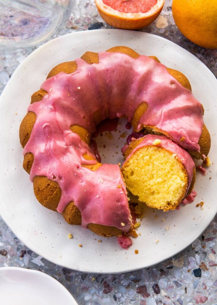 Babka majonezowa z grejpfrutowym lukrem 2 Babka majonezowa z grejpfrutowym lukrem
