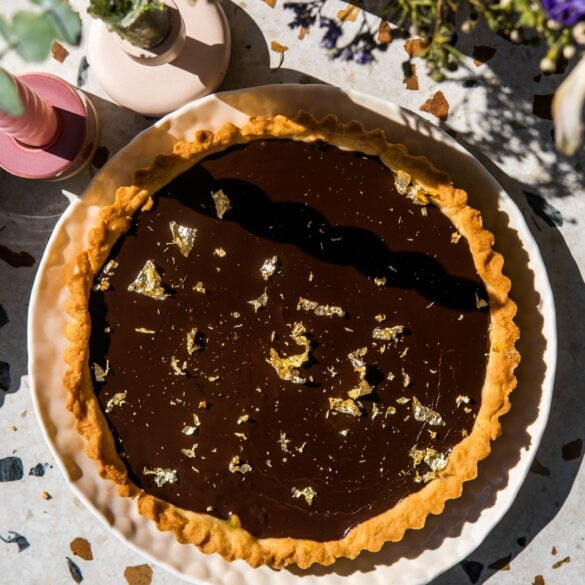 Tarta z konfiturą pomarańczową i czekoladowym ganache