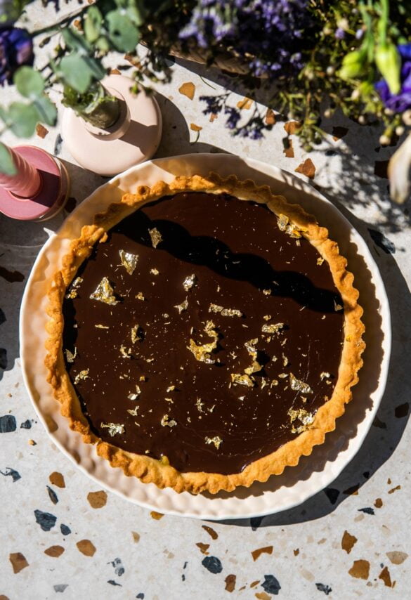 Tarta z konfiturą pomarańczową i czekoladowym ganache