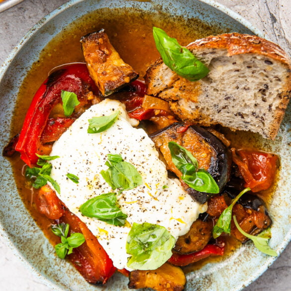 Ratatouille ze smażoną feta