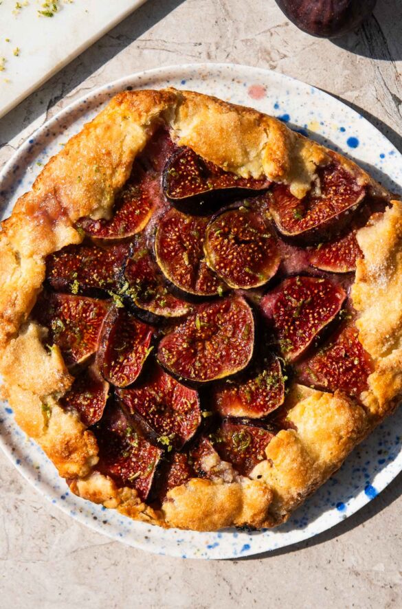 Galette z figami i limonkowym miodem 2