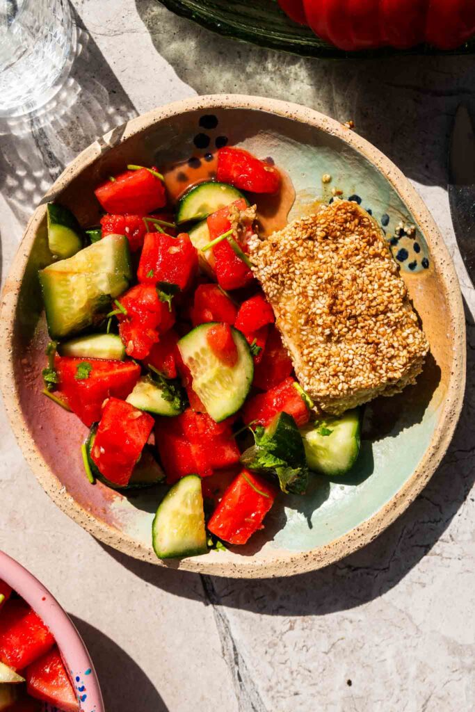 Sezamowe halloumi 1 Sezamowe halloumi