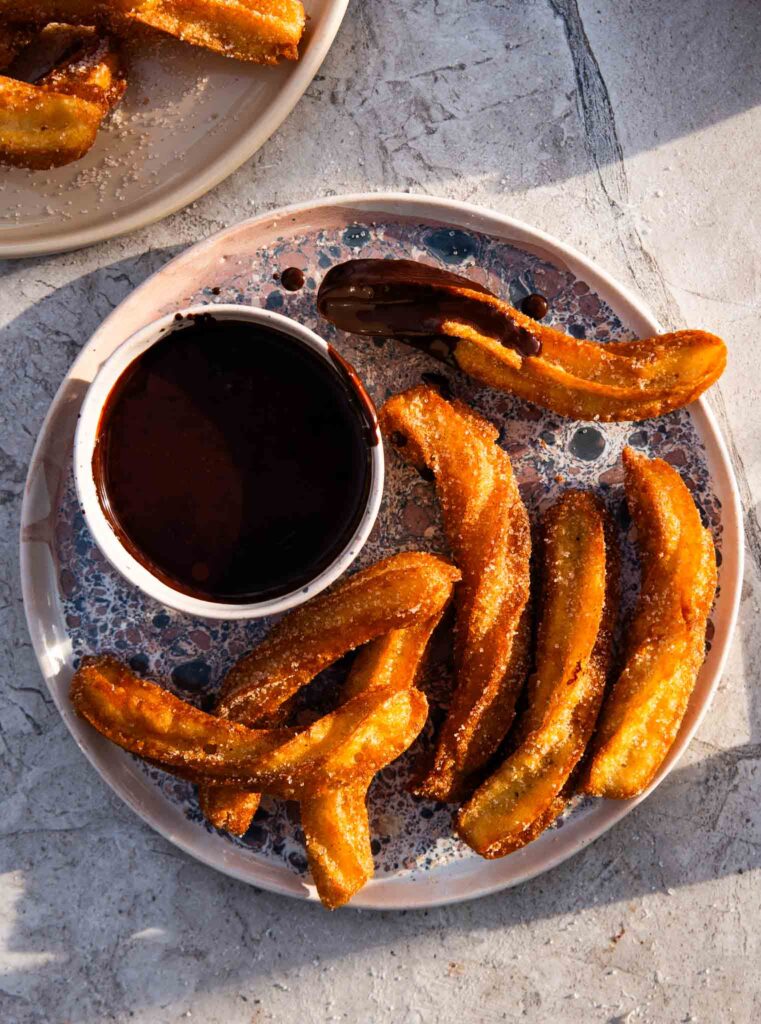 Churros con chocolate 1 Churros con chocolate