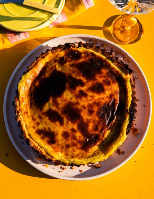 Tarta pasteis de nata xxl