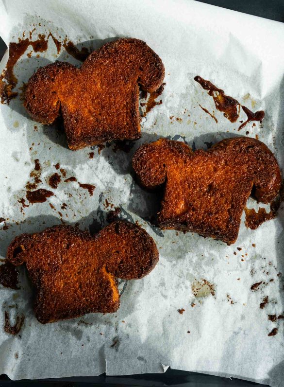 Cynamonowe miodowe grzanki