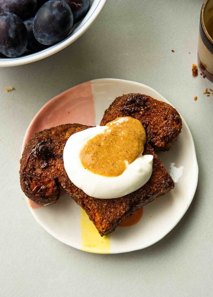 Cynamonkowe miodowe grzanki