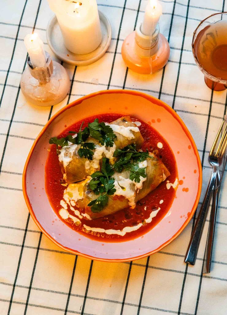 Gołąbki wigilijne z kaszą i grzybami