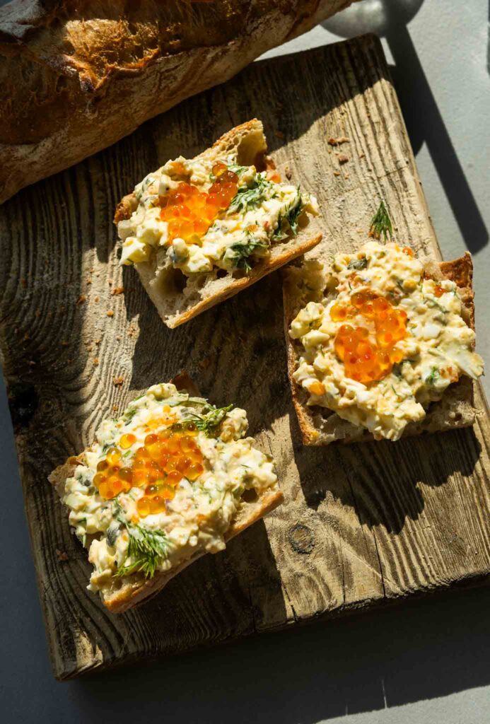 Siekana twarożkowa pasta jajeczna